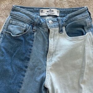 000R Hollister curvy high rise mom jean vintage stretch